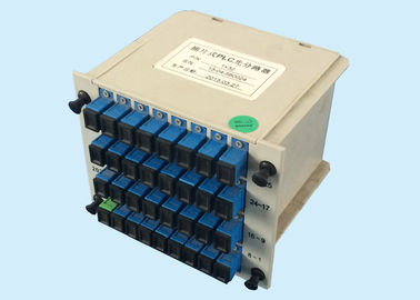 China Divisor planar do PLC da fibra ótica do circuito do Lightwave para o sistema de transmissão fornecedor