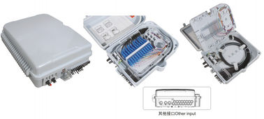 China caixa de distribuição plástica GFS-24A da fibra, 24 ADAPTORS/1: 16/2X1: 8 o PLC, 320*240*100mm, parede/polo-montado, IP65, apoia sem cortes fornecedor