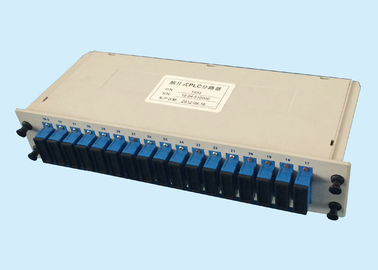 China Divisor planar da fibra multimodo do circuito do Lightwave do divisor horizontal do PLC da fibra ótica 1*32 fornecedor