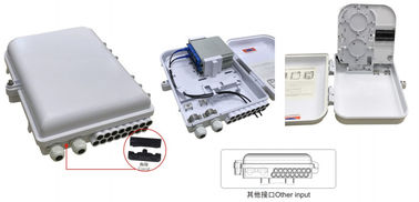 China Divisor da caixa de distribuição 1x16 ou 2PCS 1X8PLC ou 16core adaptador de fibra ótica, 300X222X73mm, fixado na parede, IP65 fornecedor