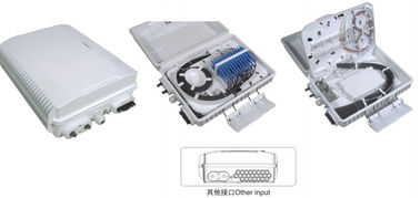 China Caixa de distribuição de fibra ótica GFS-24E, 24PCS SC/3X1: 8PLC, 340*250*110mm, parede/polo-montou, IP65, apoia sem cortes fornecedor